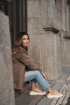 Sapatilhas^Camport Sapatilha Urban Style S Lth. Bege