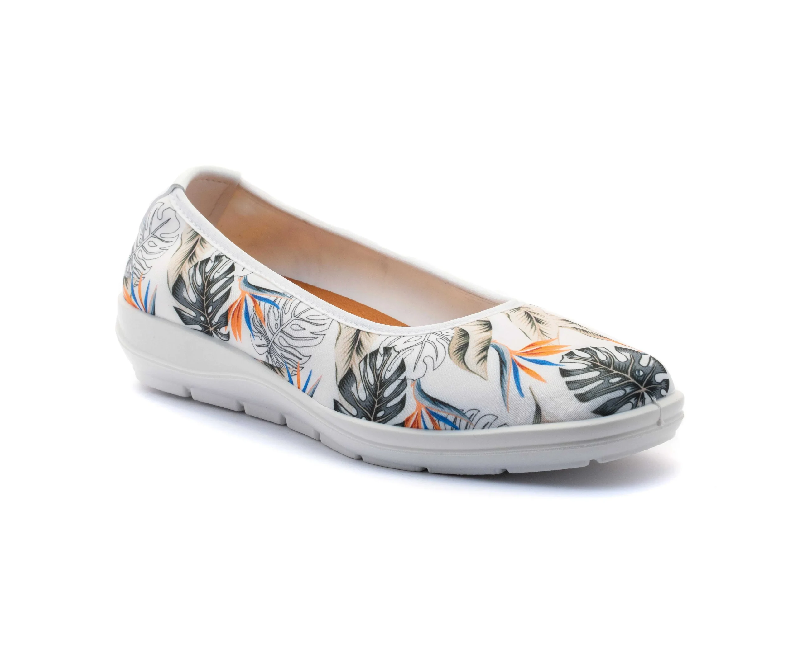 Cirigaitas^Camport Sapato Cirigaitas Ii Floral Branco