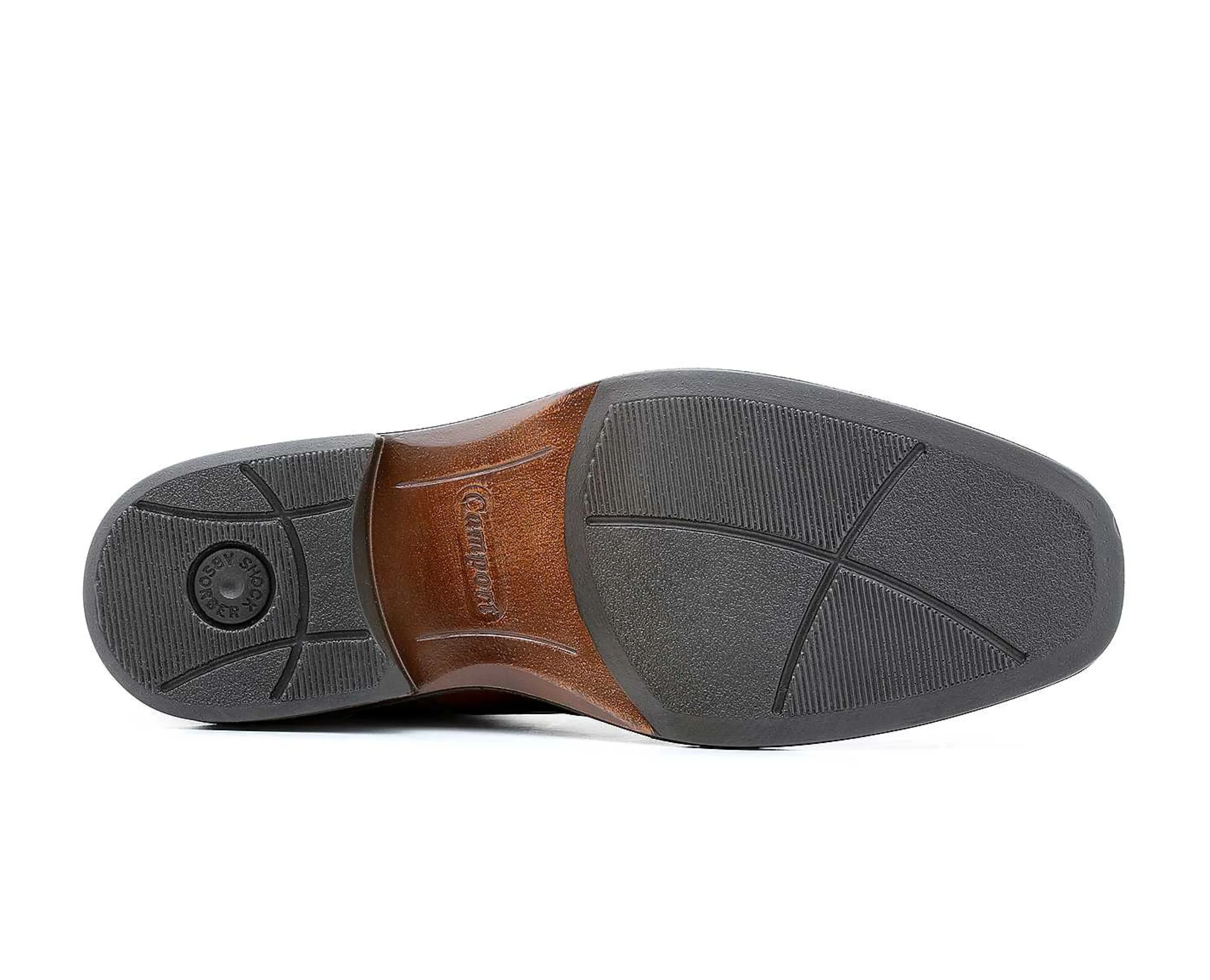 Sapatos^Camport Sapato New Nobleman Castanho Escuro
