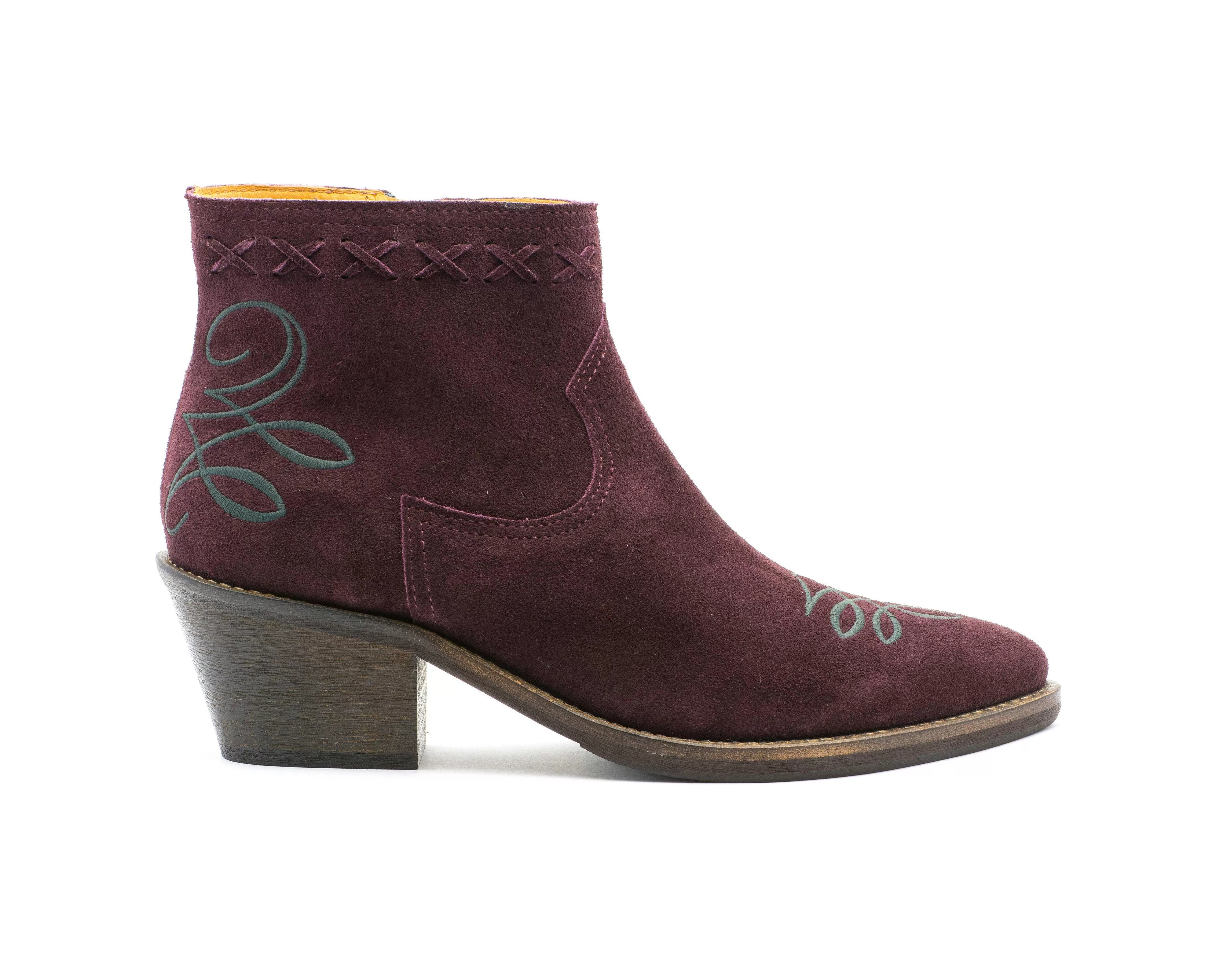 Botas De Salto Alto^Camport Bota Texas Girl Bordeaux