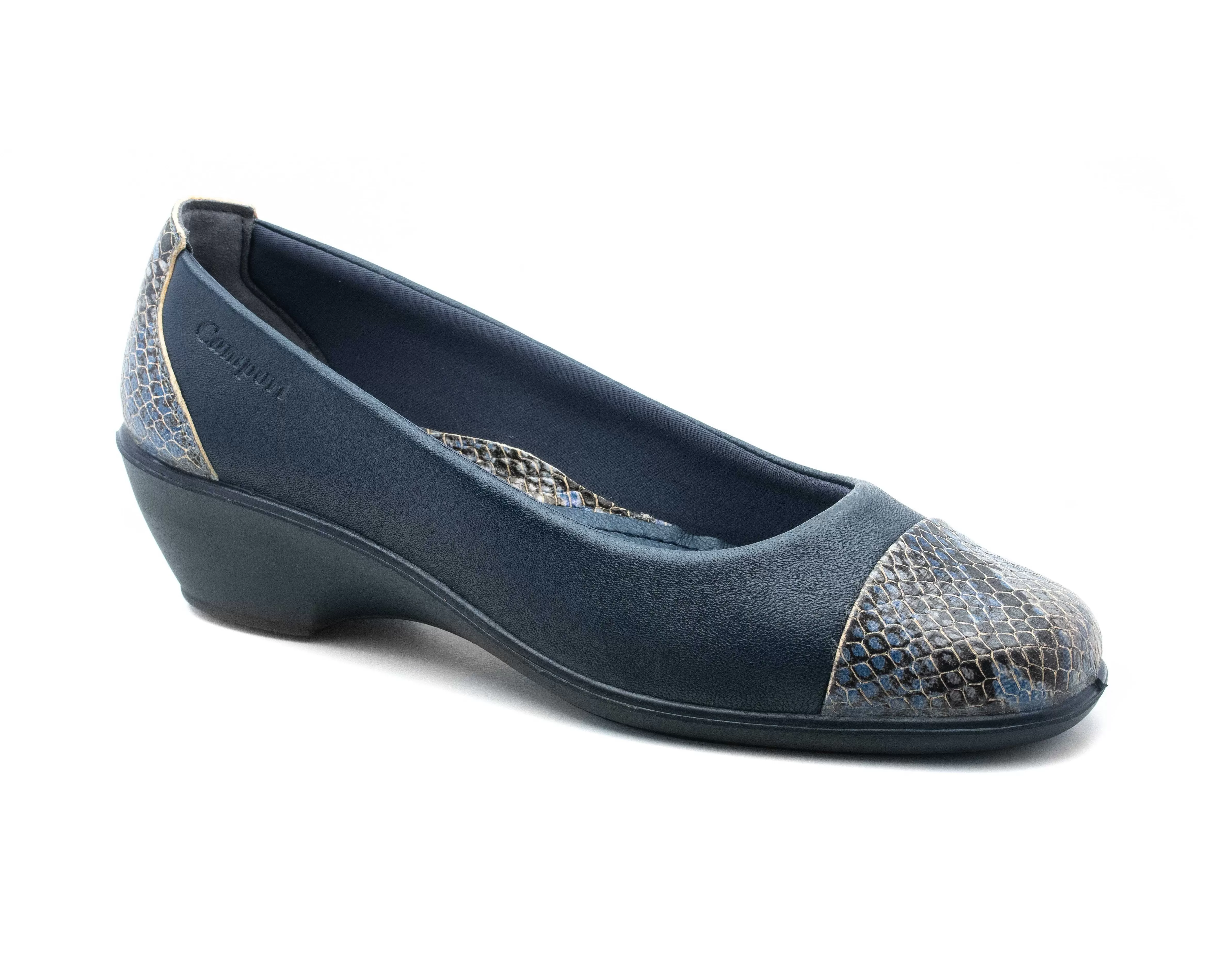 Sapatos^Camport Sapato Dress Code Stretch Navy