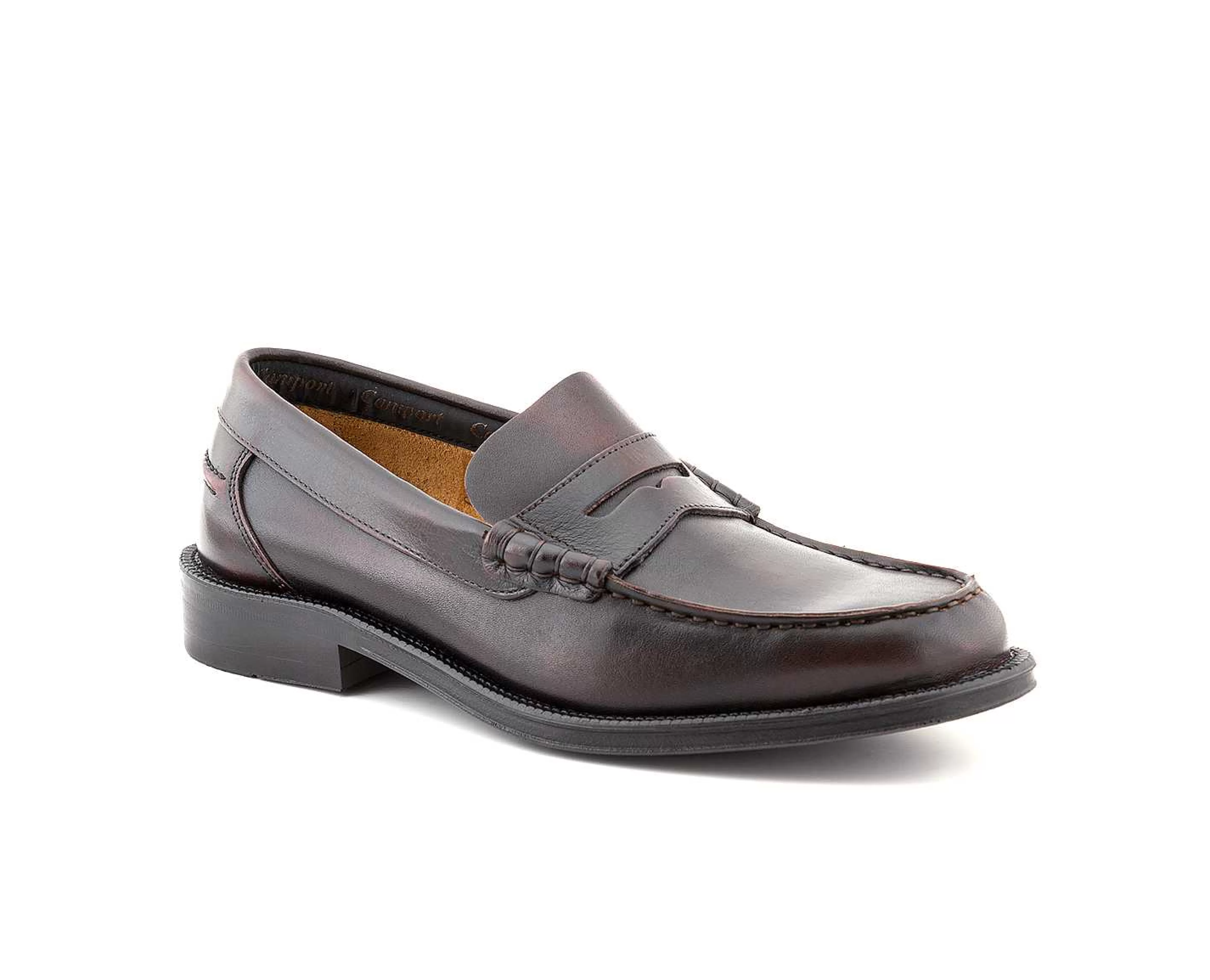 Mocassins^Camport Sapato Executive Bordeaux Escuro