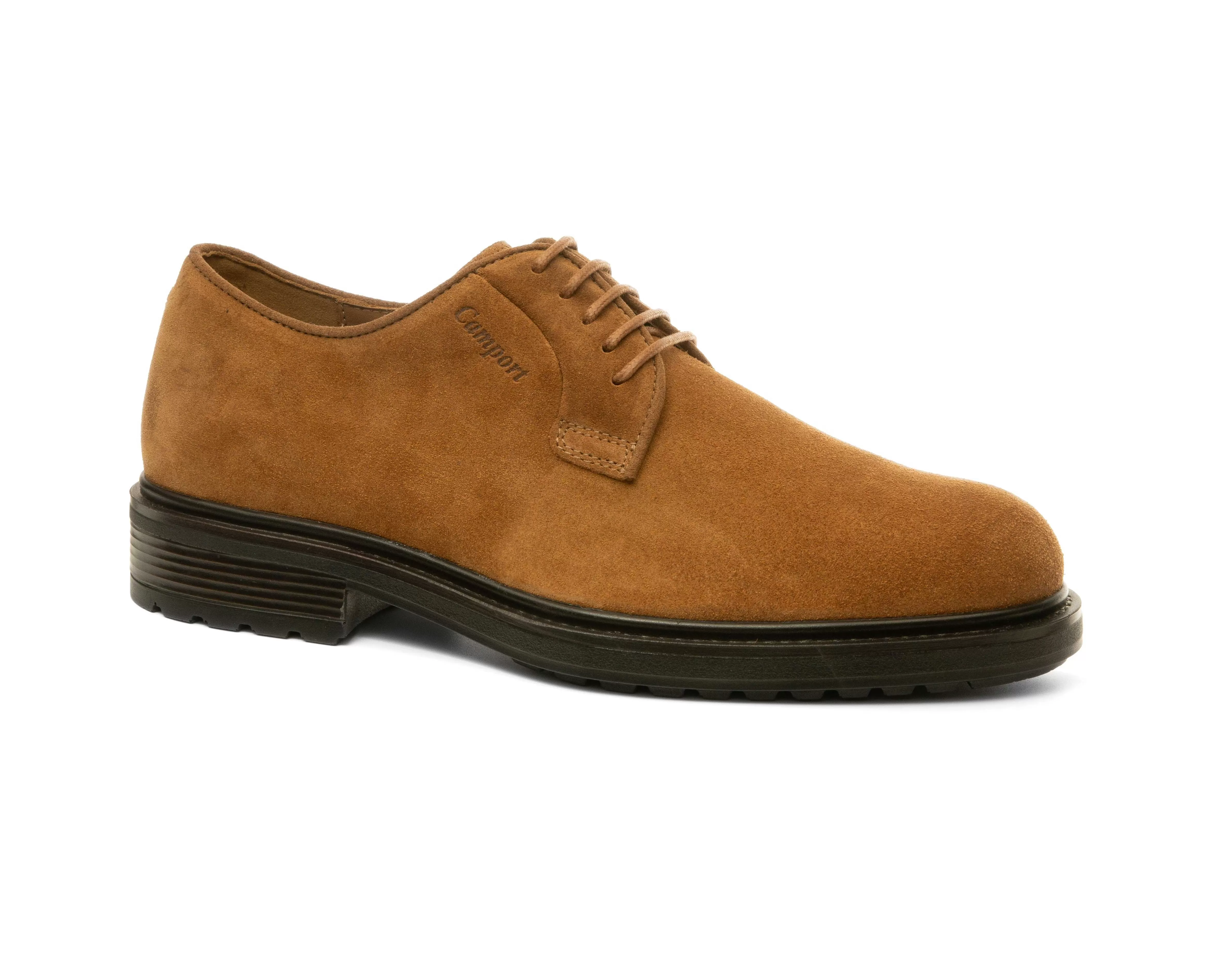 Sapatos^Camport Sapato Fashion Light Suede Castanho