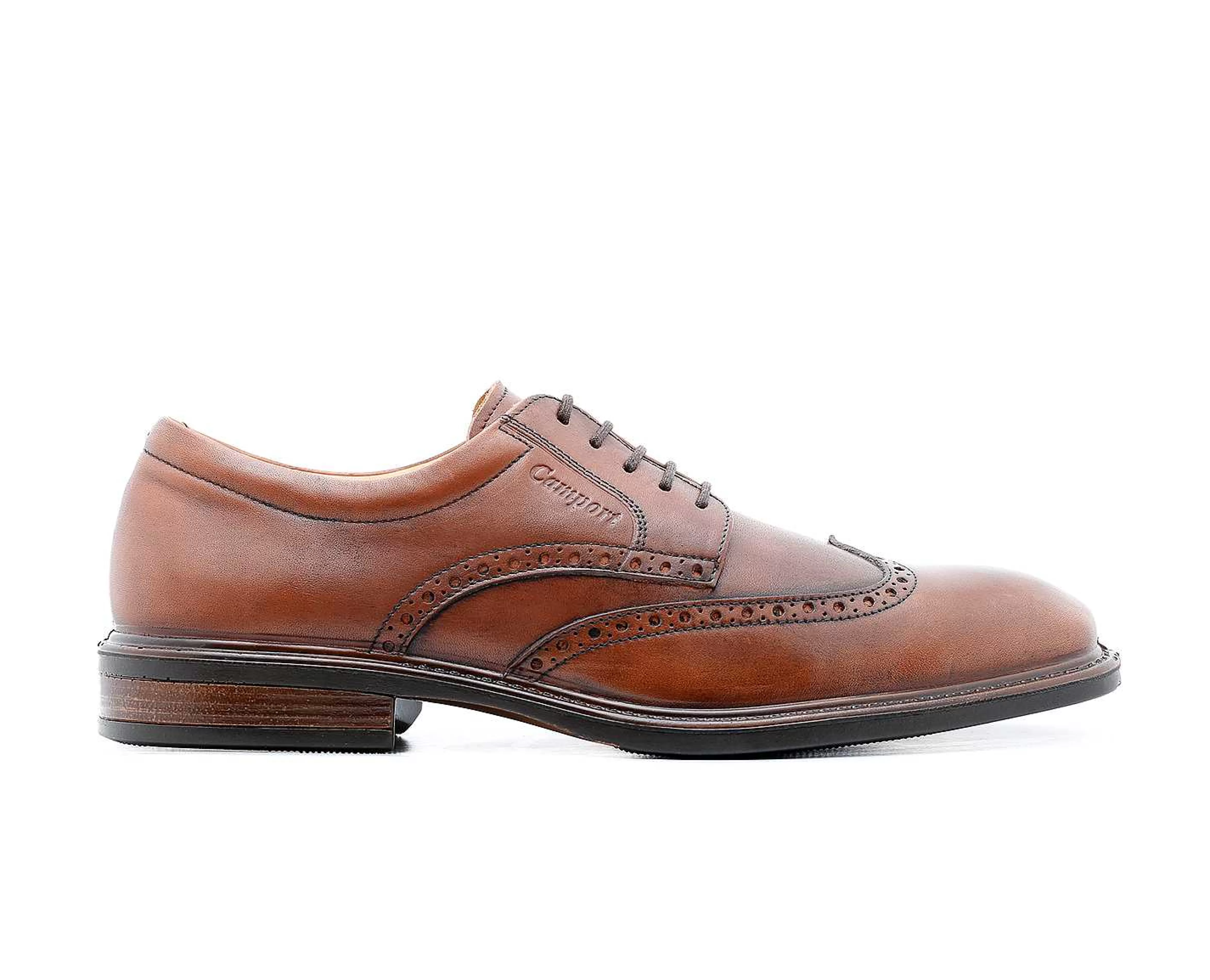 Sapatos^Camport Sapato New Nobleman Castanho Selim