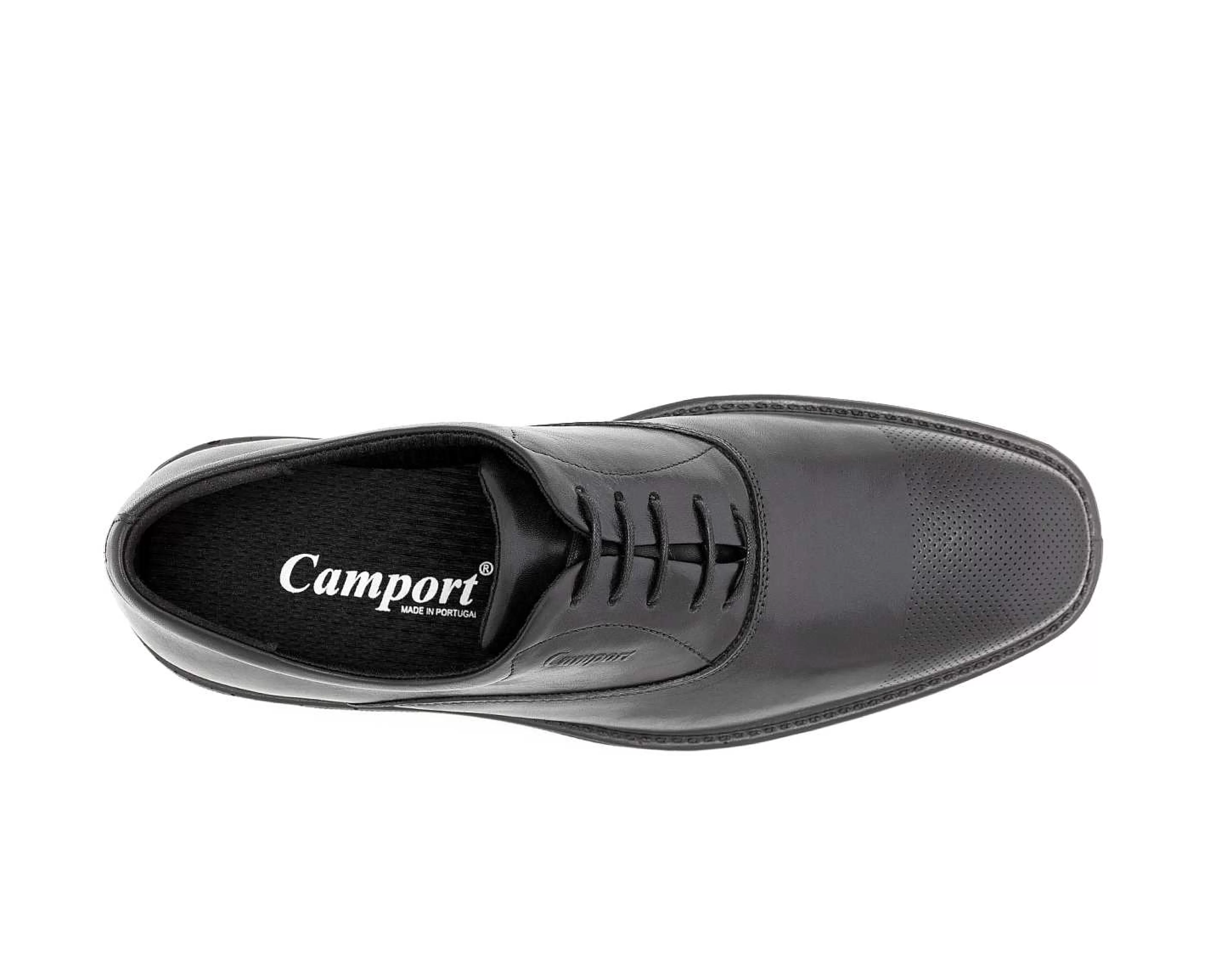 Sapatos^Camport Sapato New Nobleman Preto Midnight