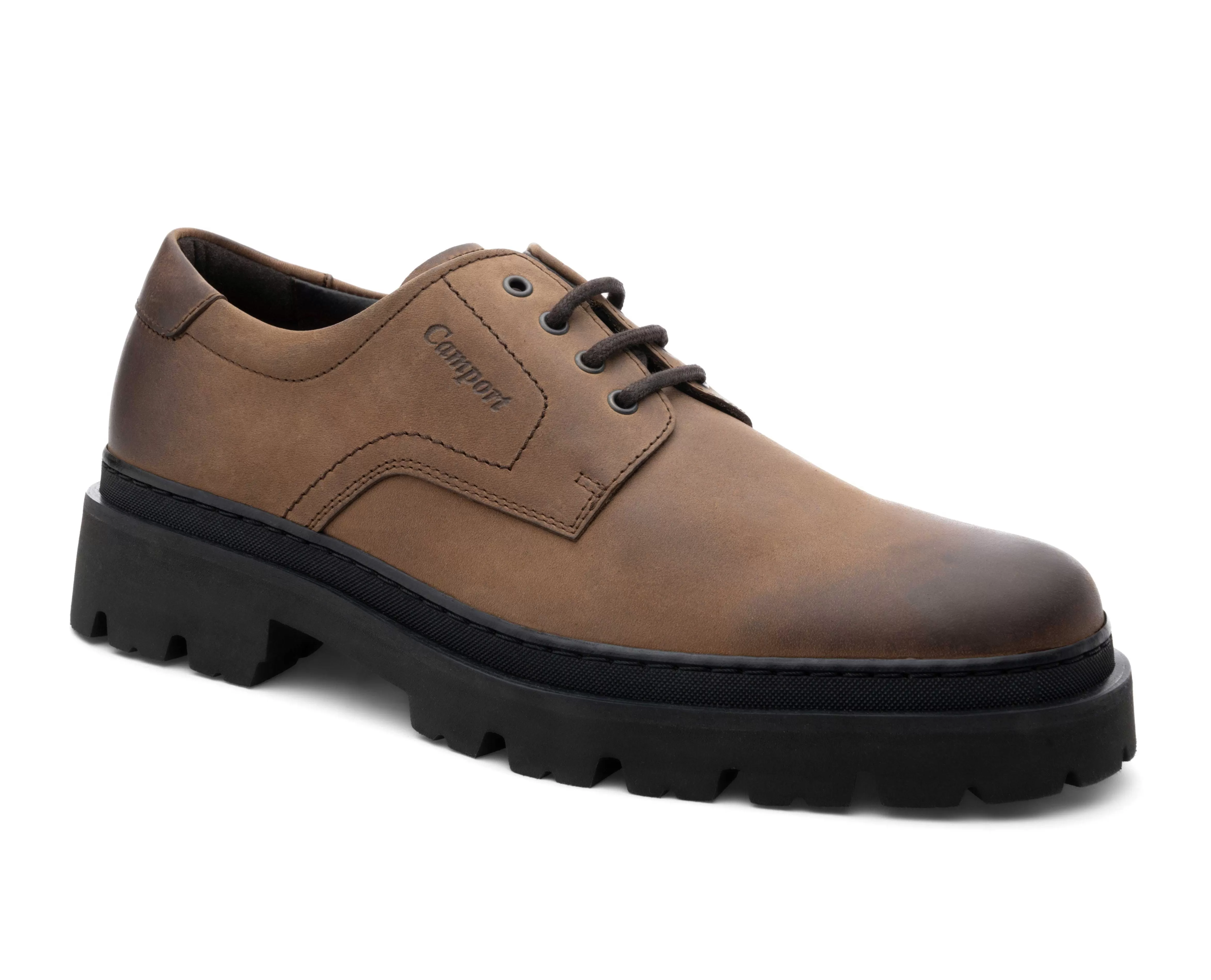 Sapatos^Camport Sapato Overtown Xlight Castanho