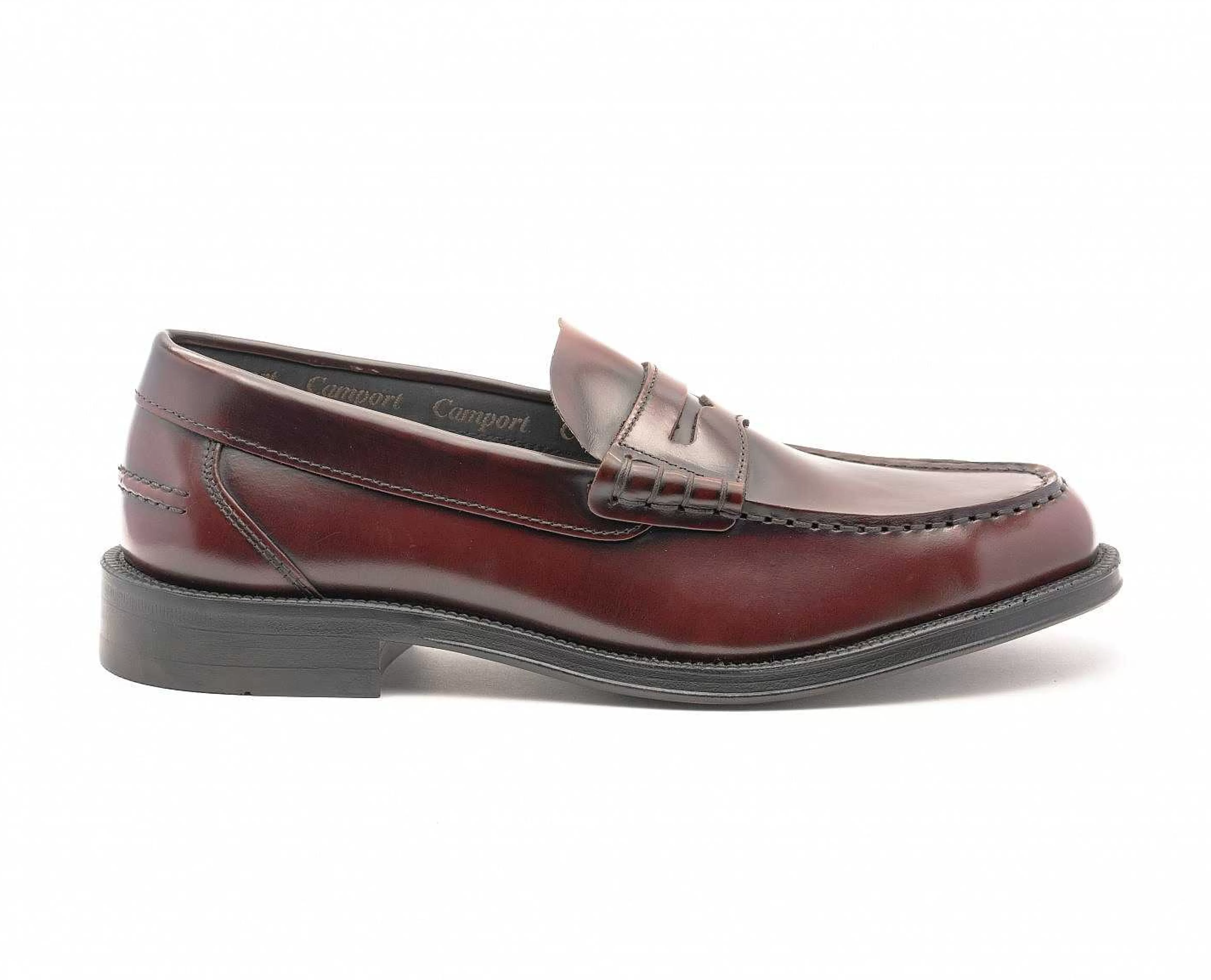 Mocassins^Camport Sapato Premium Bordeaux Escuro