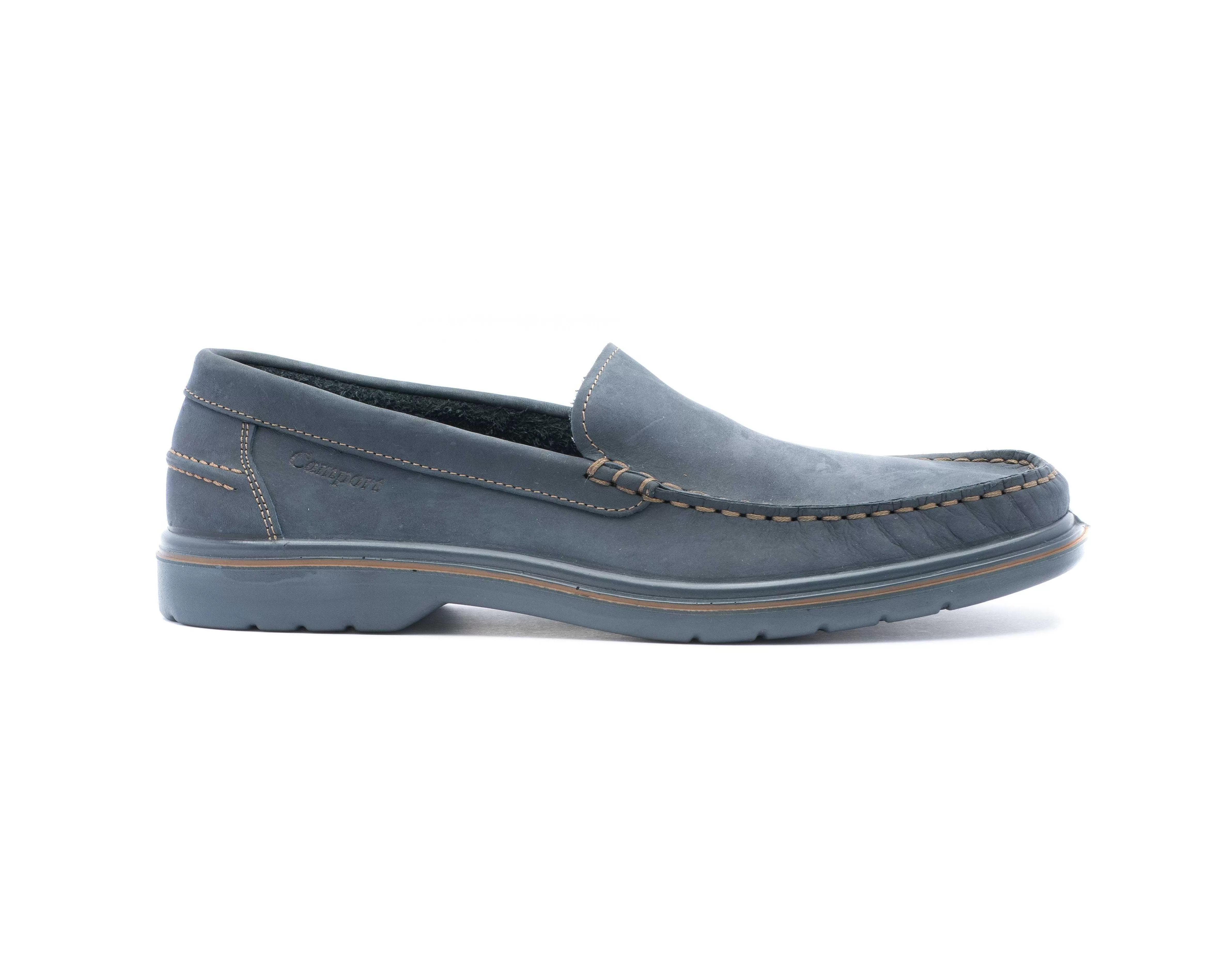 Mocassins^Camport Sapato Pu Boat Azul Escuro