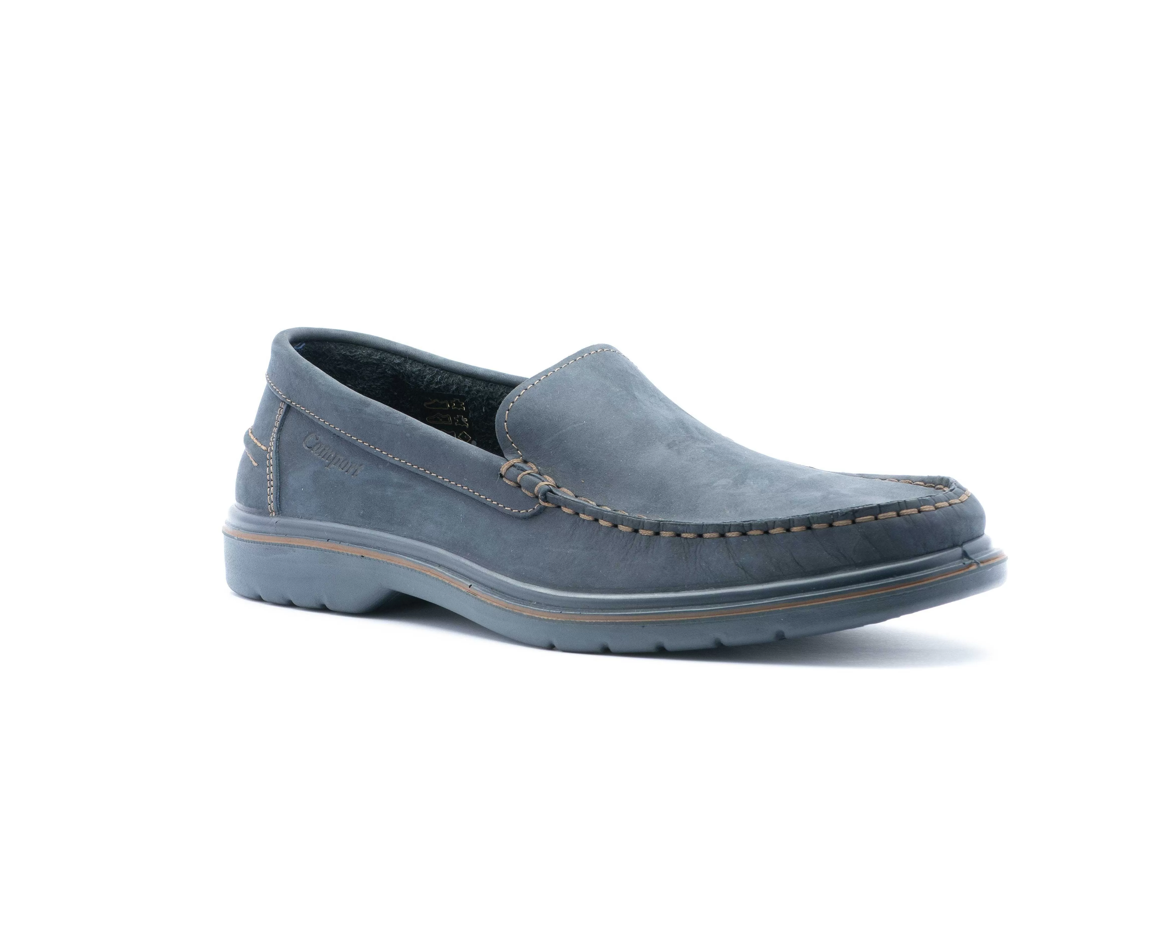 Mocassins^Camport Sapato Pu Boat Azul Escuro