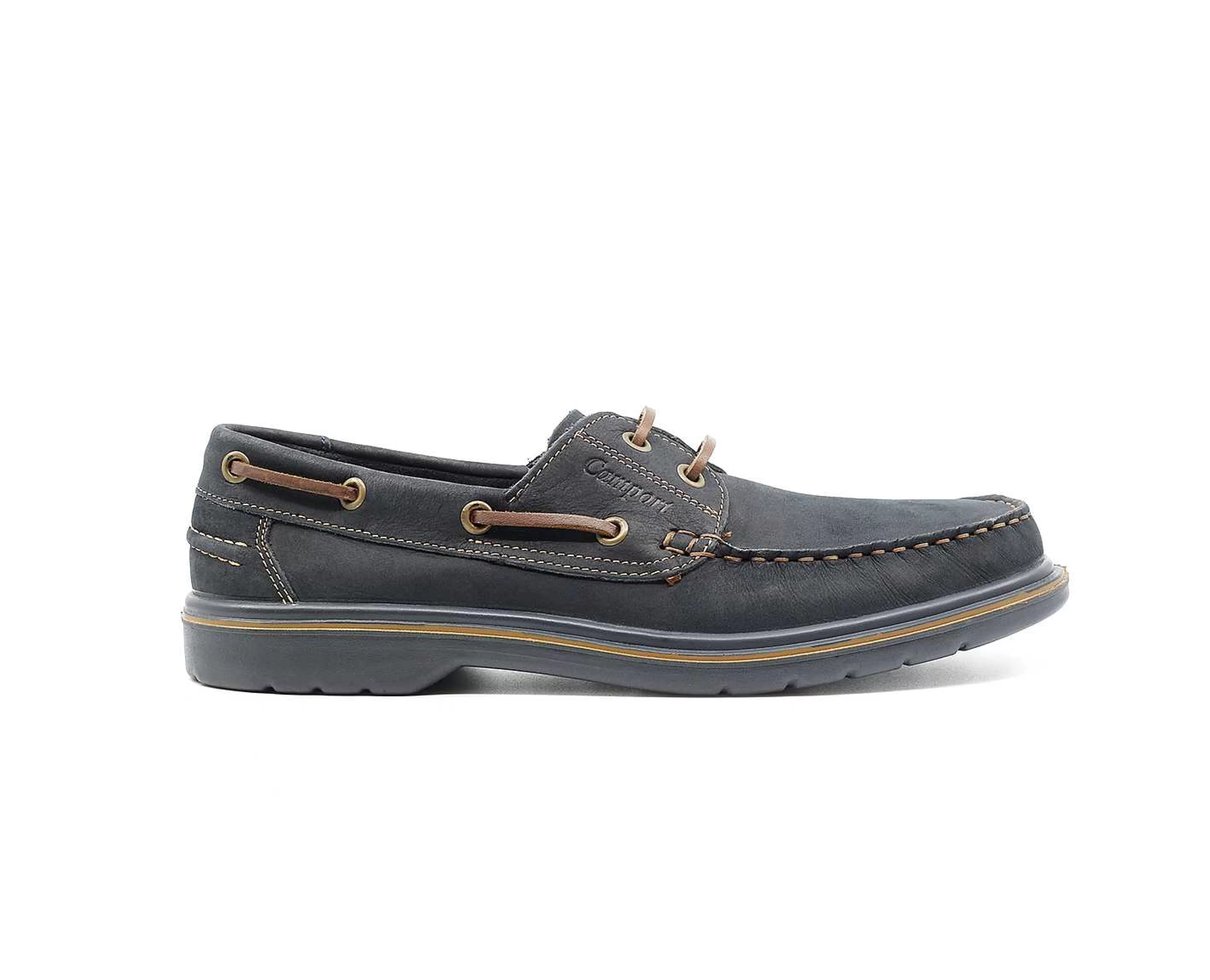 Sapatos^Camport Sapato Pu Boat Navy