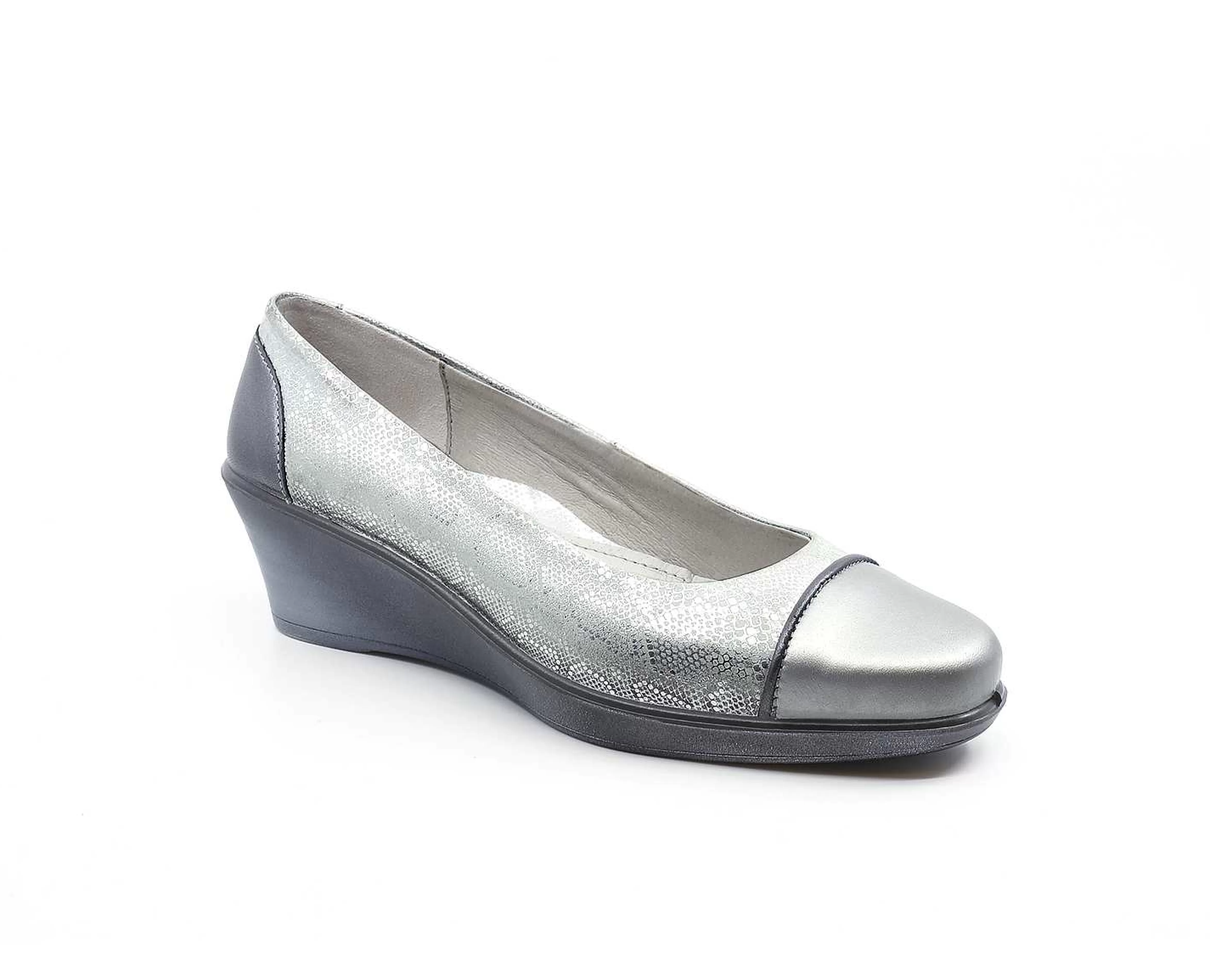 Sapatos^Camport Sapato Silver Cinzento Claro