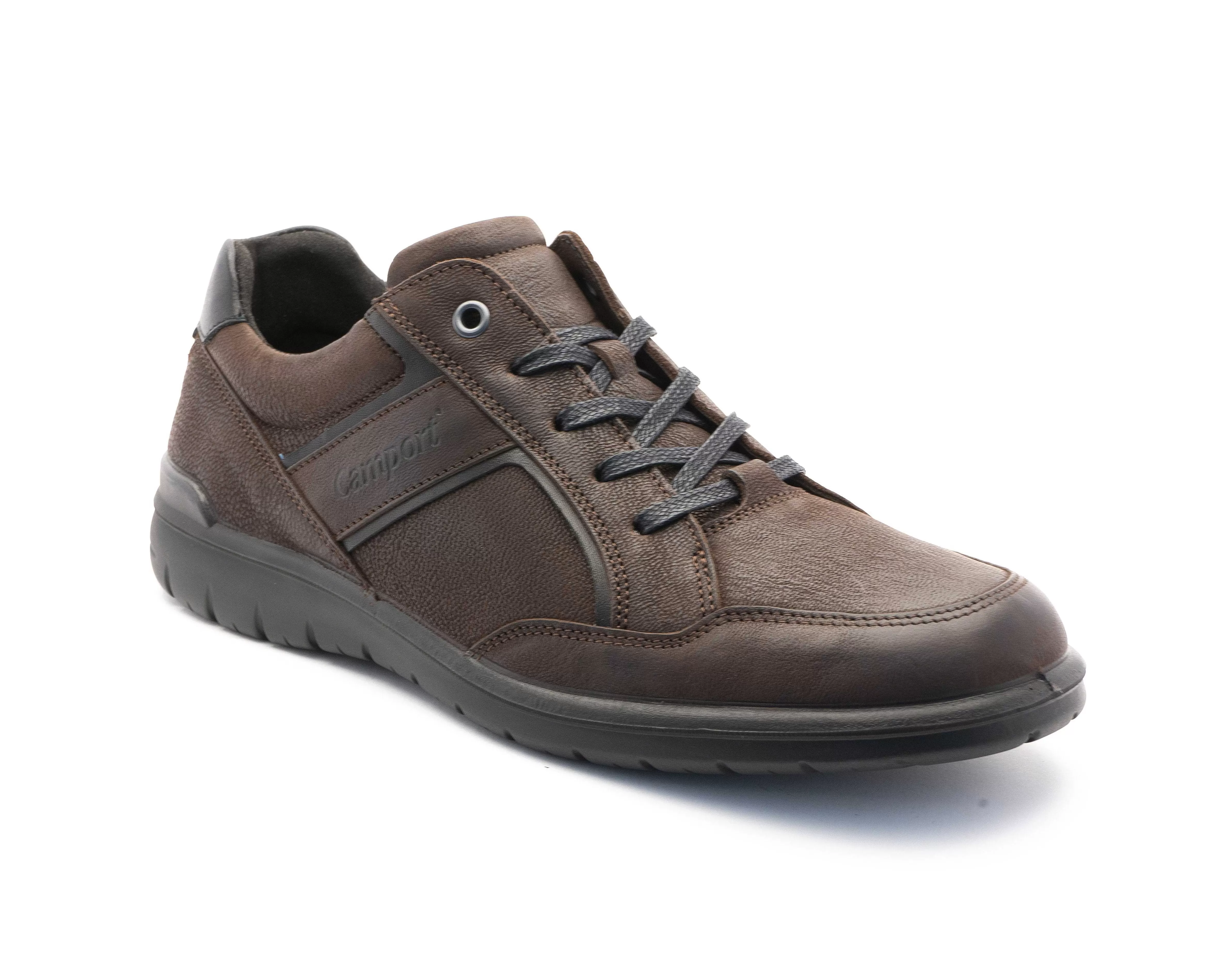 Sapatos^Camport Sapato Softwalk Climate Control Castanho Escuro