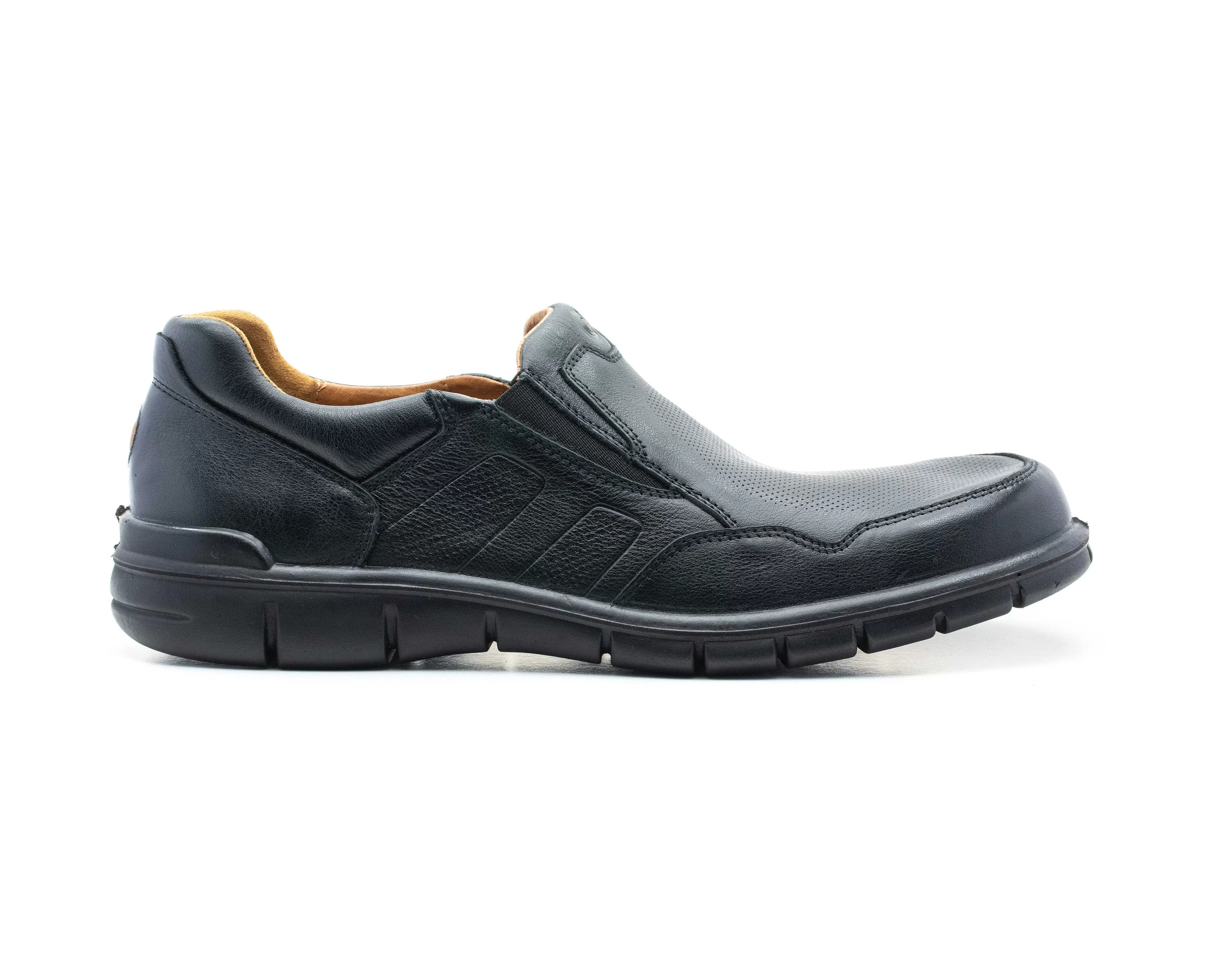 Mocassins^Camport Sapato Walking Preto