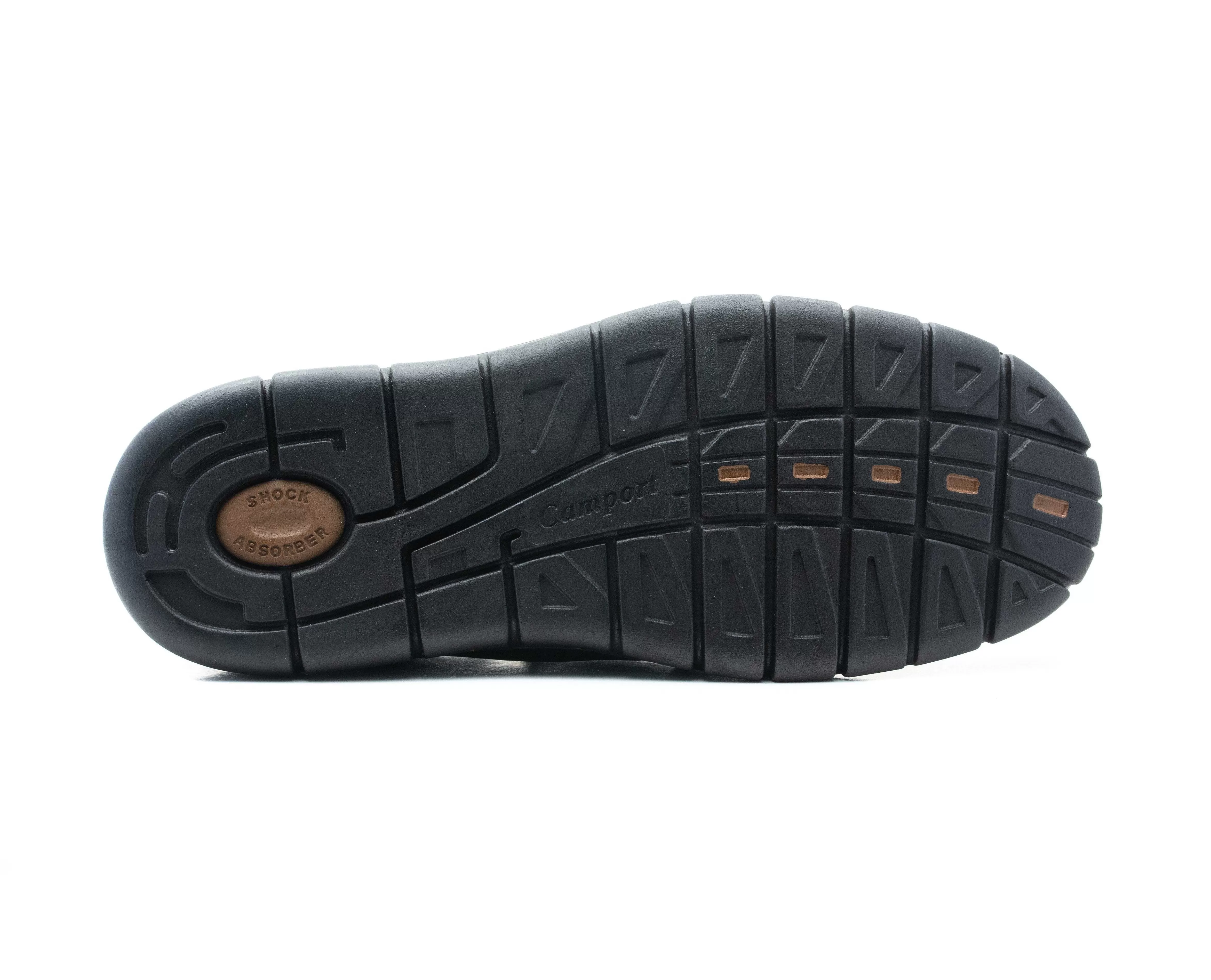 Mocassins^Camport Sapato Walking Preto